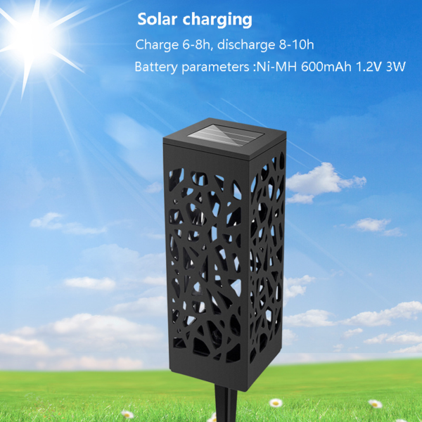 Solar hollow lawn light